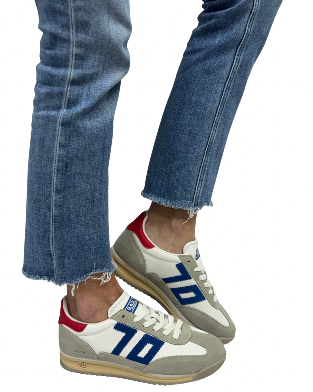JOGGER M in White + Ice + Navy