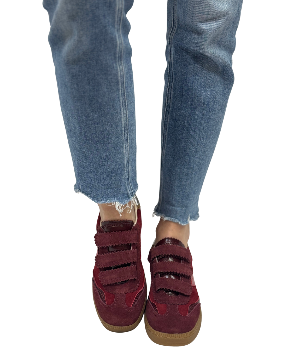 NOTICE VELCRO in Oxblood