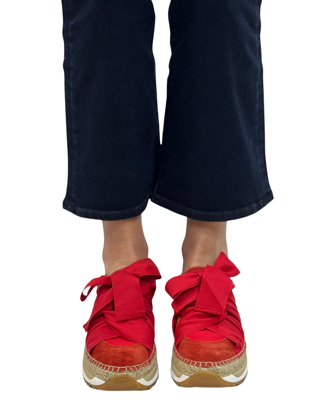 CHAPMIN ESPADRILLE SNEAKER in Red