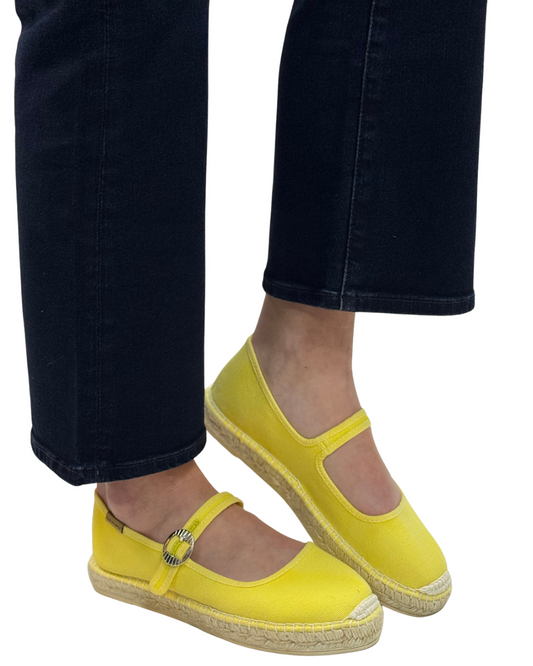 OASIS MARY JANE ESPADRILLE in Sunkissed Yellow