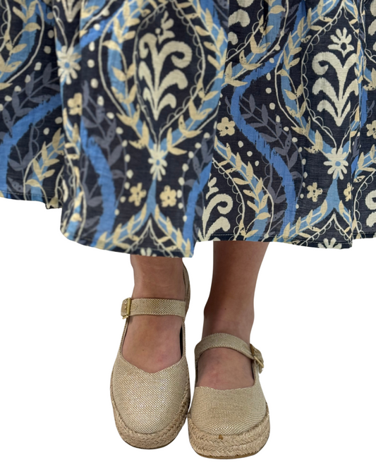 CAROLINA MARY JANE in Champagne Glitter