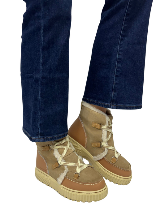 ONA AVE ALPINE BOOT WP in Dusty Tan + Tawny Buff