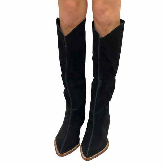 SWAY LOW SLOUCH BOOT in Black