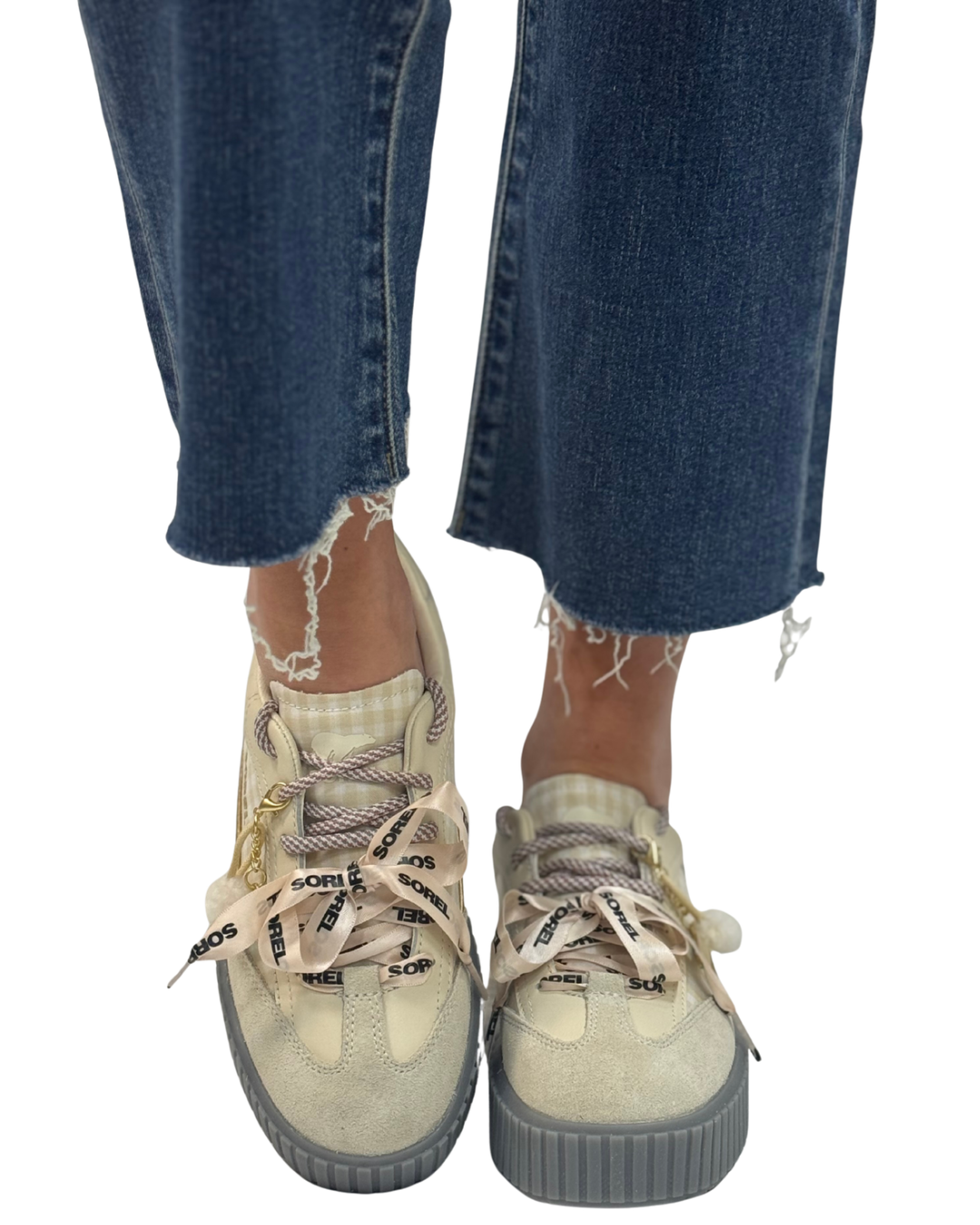 ONA AVE CHARM in Chalk + Grey Ash