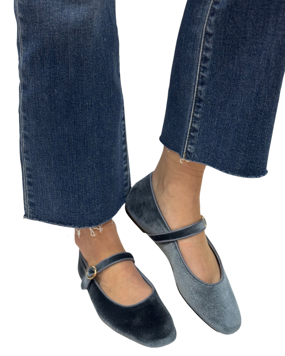 ANNABELLE in Denim Velvet