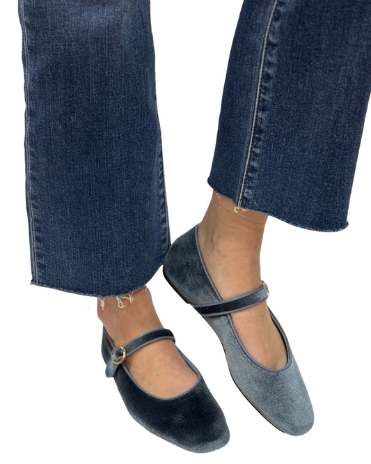 ANNABELLE in Denim Velvet