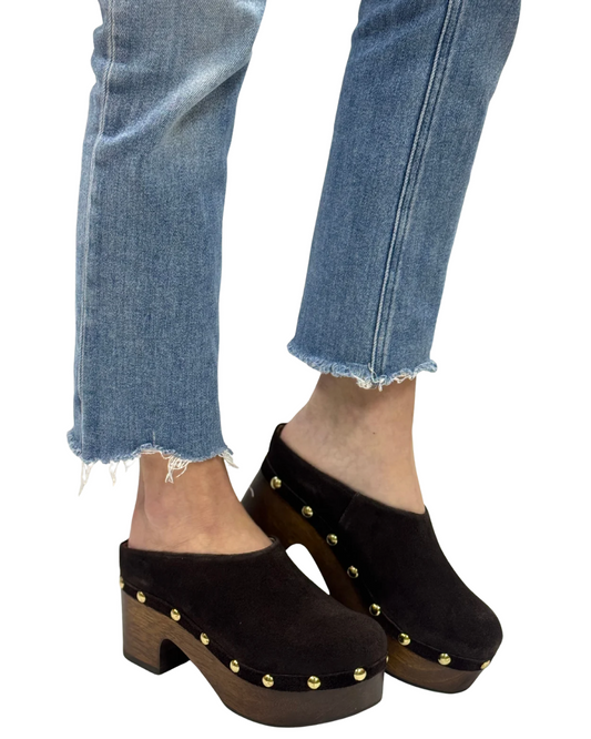 CALLI CLOG in Weathered Mink