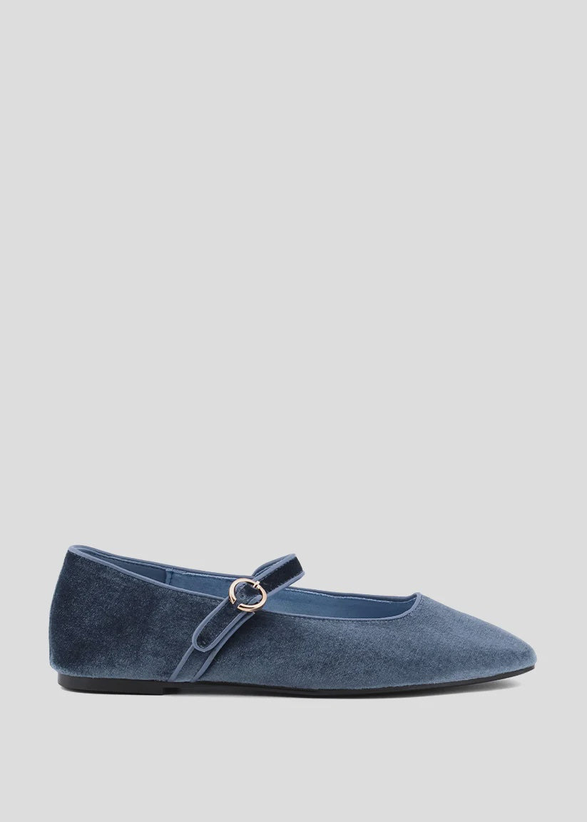 ANNABELLE in Denim Velvet