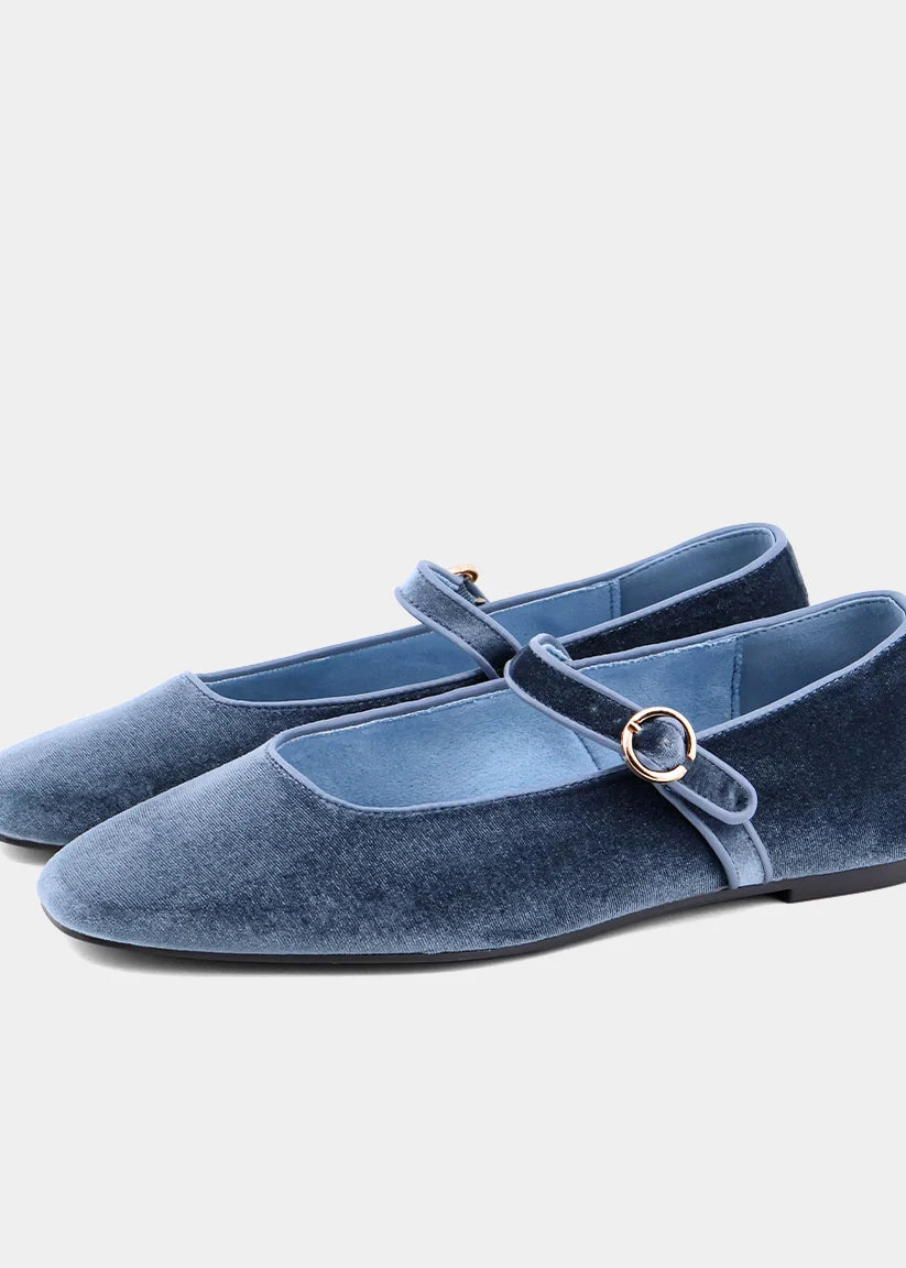 ANNABELLE in Denim Velvet