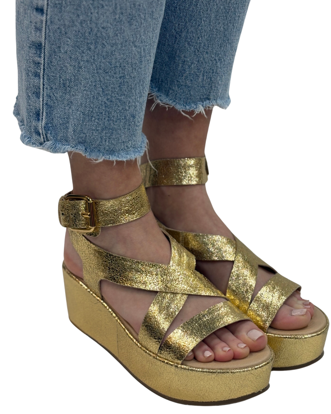 PASCAL in Gold Crinkle