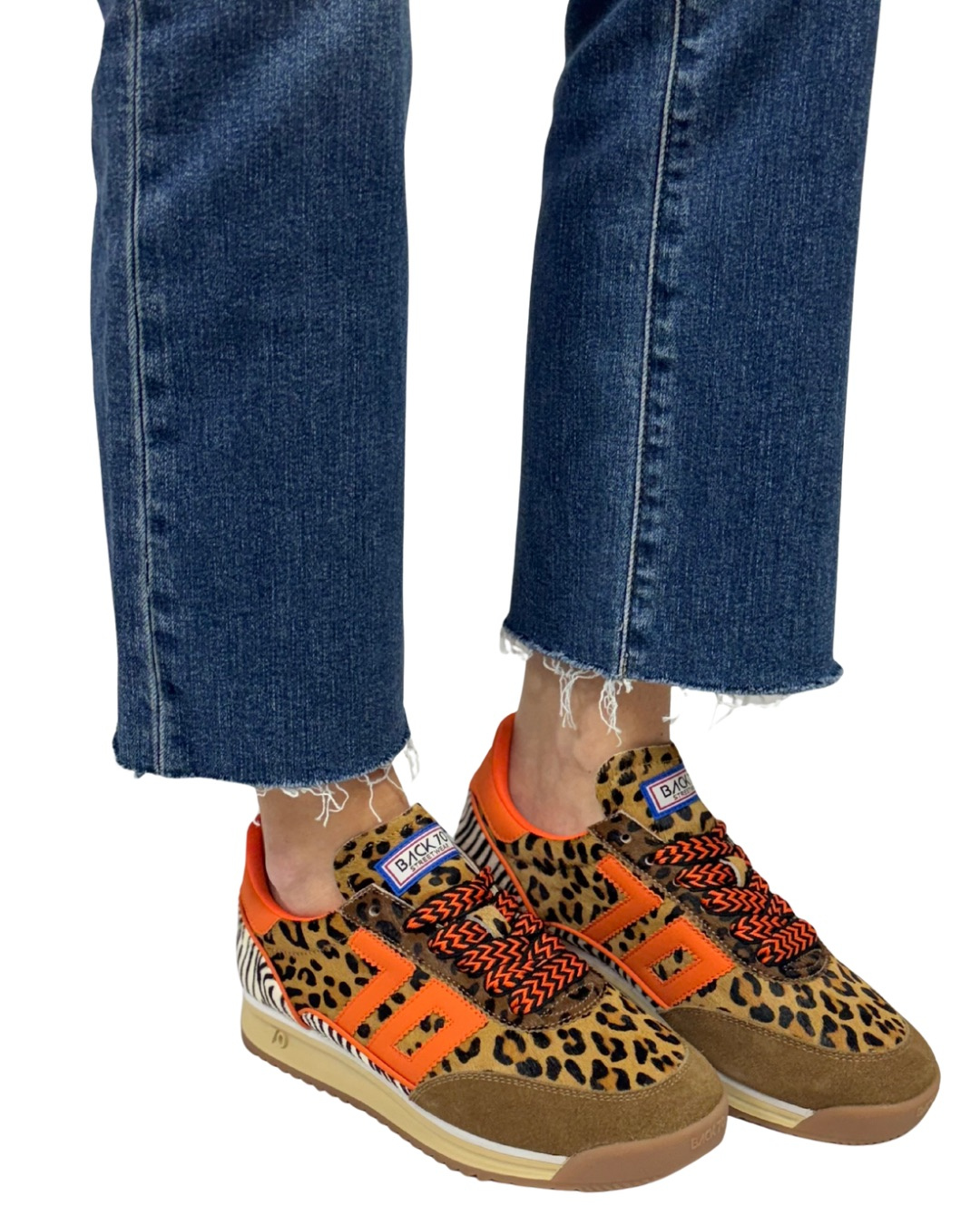 JOGGER L in Mix Cuoio Orange