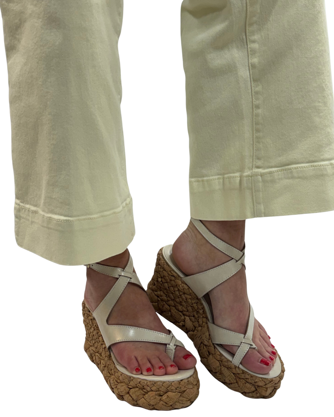 IRIS WEDGE in Off White