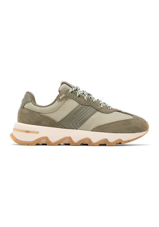KINETIC EMBER SNEAKER in Stone Green + Dusty Twill