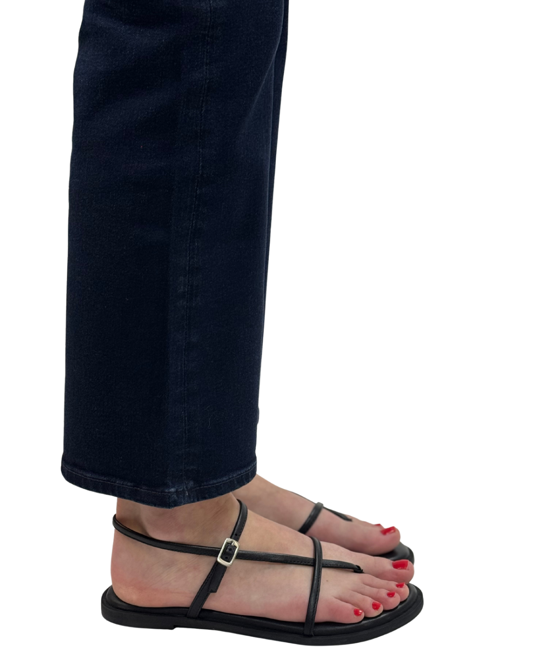 CORSICA STRAPPY SANDAL in Black Tide