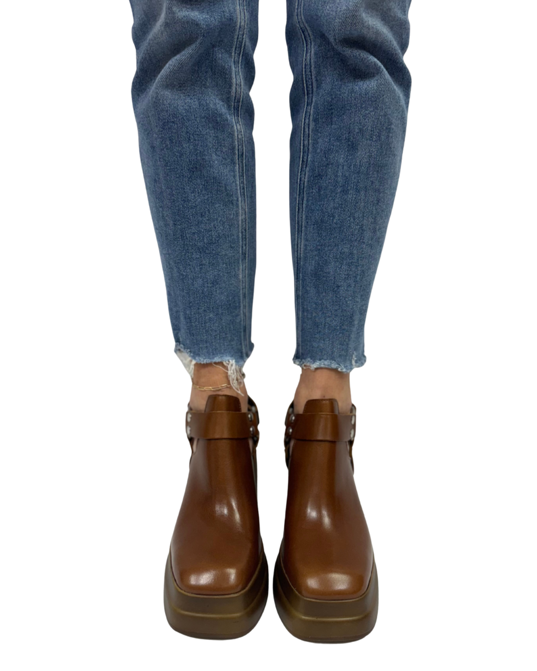 HYBRID HARNESS BOOT in Chestnut