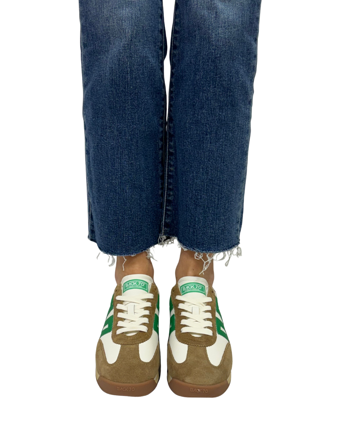 JOGGER M in White Camel Green
