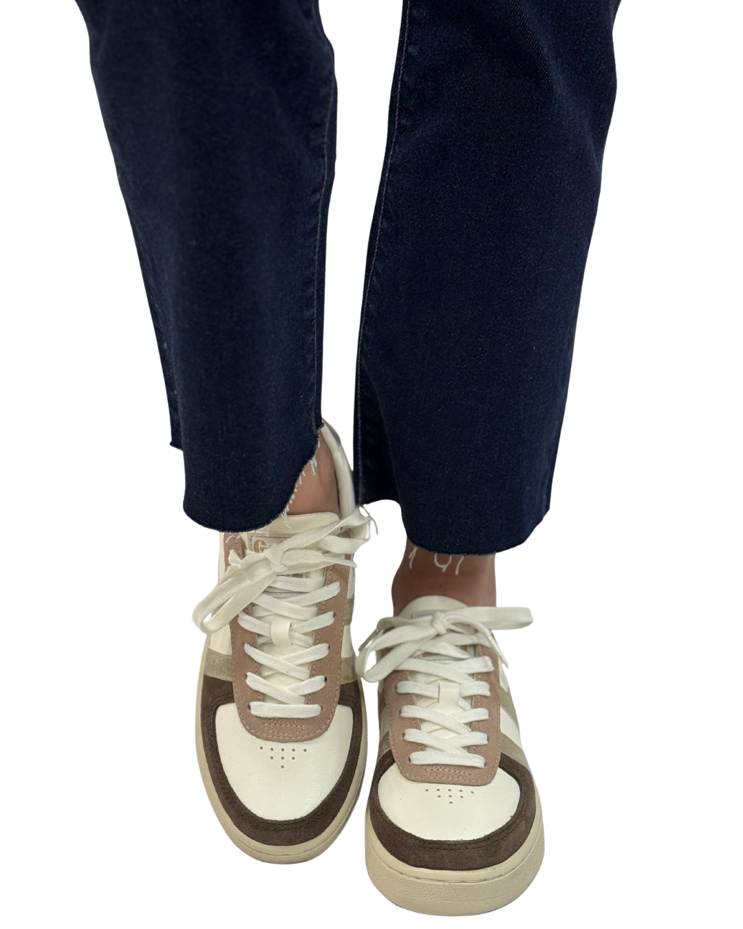 GRANDSLAM QUADRANT in Off White + Otter + Gold + Dark Brown