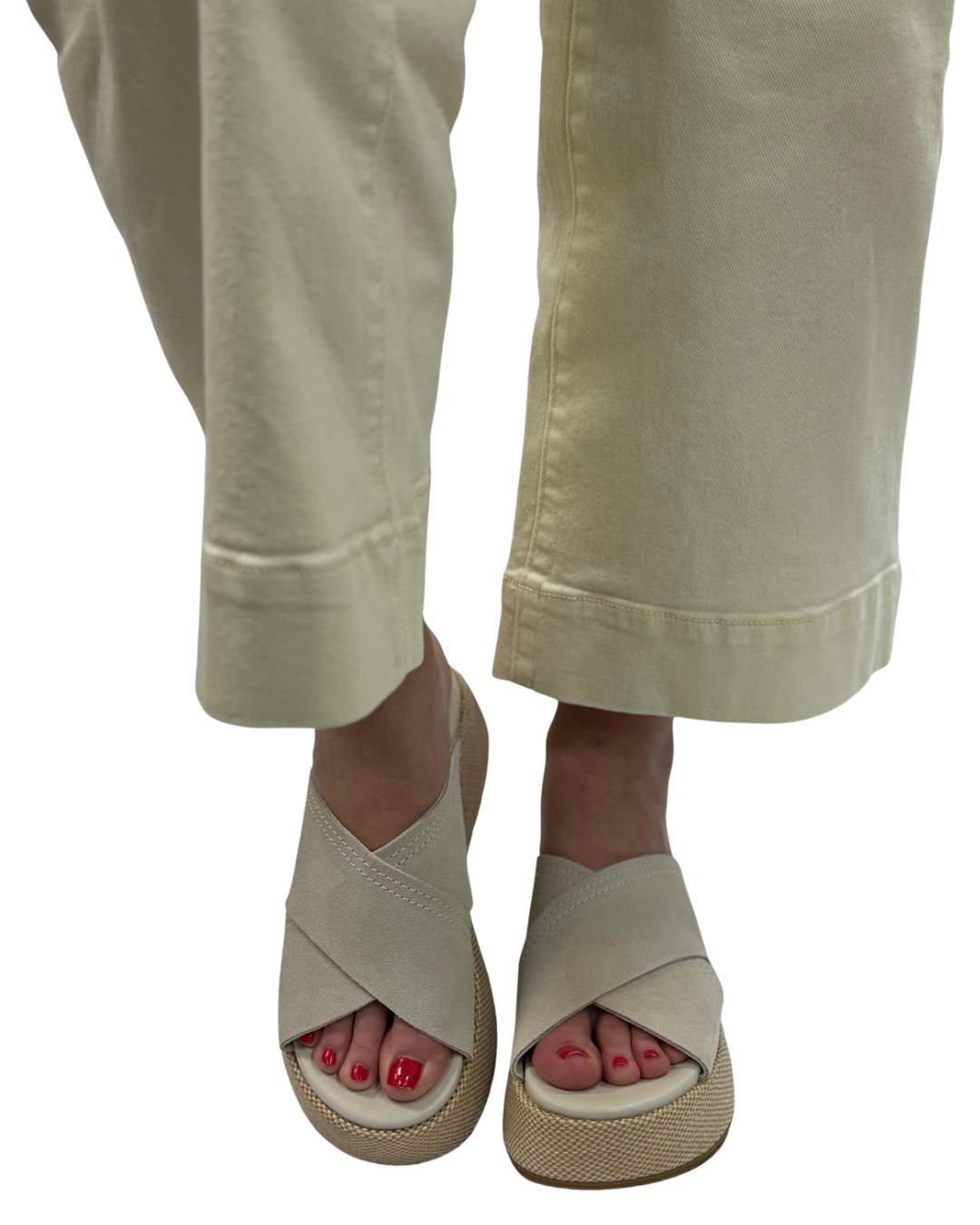 SUNPEAK PLATFORM SLIDE in Chalk + Gum