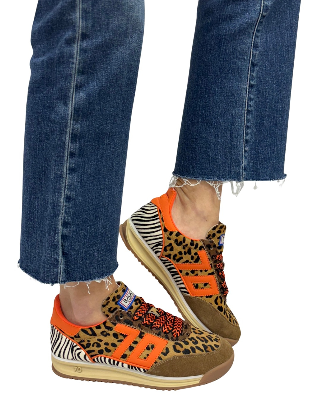JOGGER L in Mix Cuoio Orange