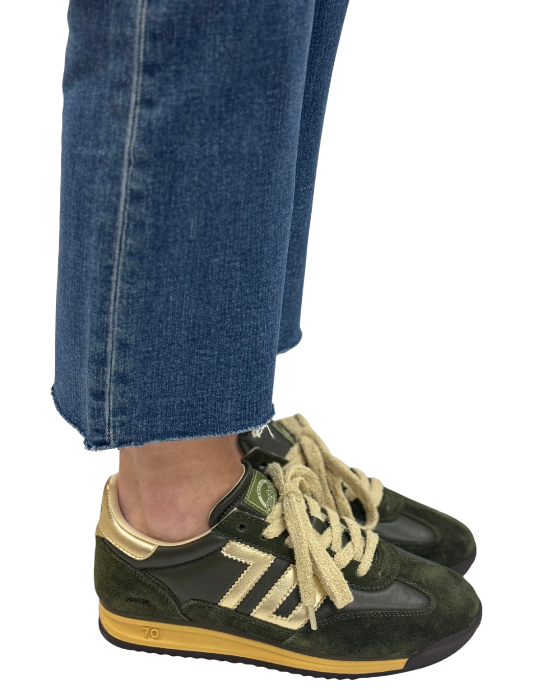 JOGGER W26 in Forest Gold