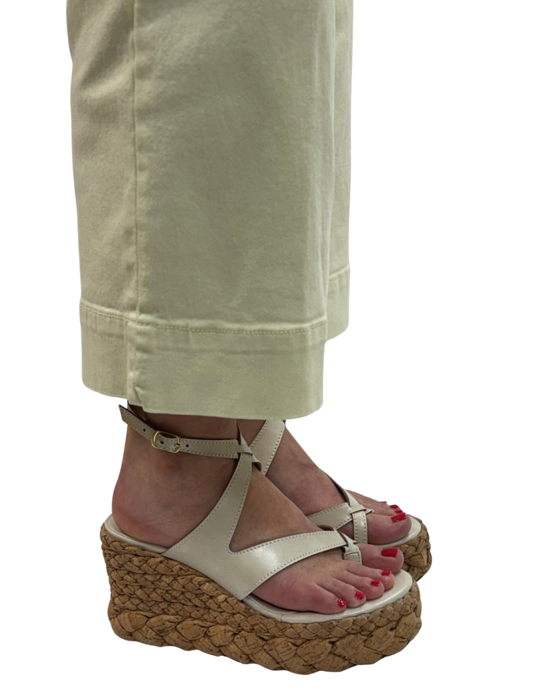 IRIS WEDGE in Off White