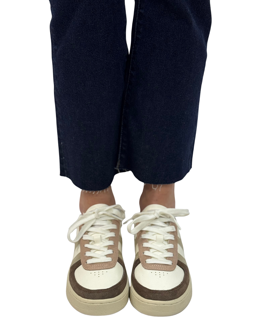 GRANDSLAM QUADRANT in Off White + Otter + Gold + Dark Brown