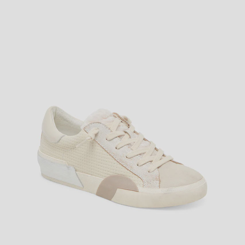ZINA PLUSH in Off White Woven