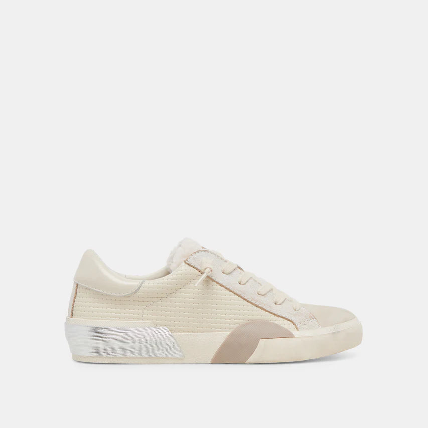 ZINA PLUSH in Off White Woven