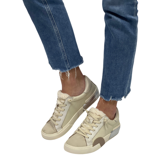 ZINA PLUSH in Off White Woven