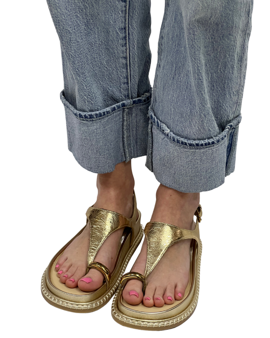 STEFAN in Gold Distressed