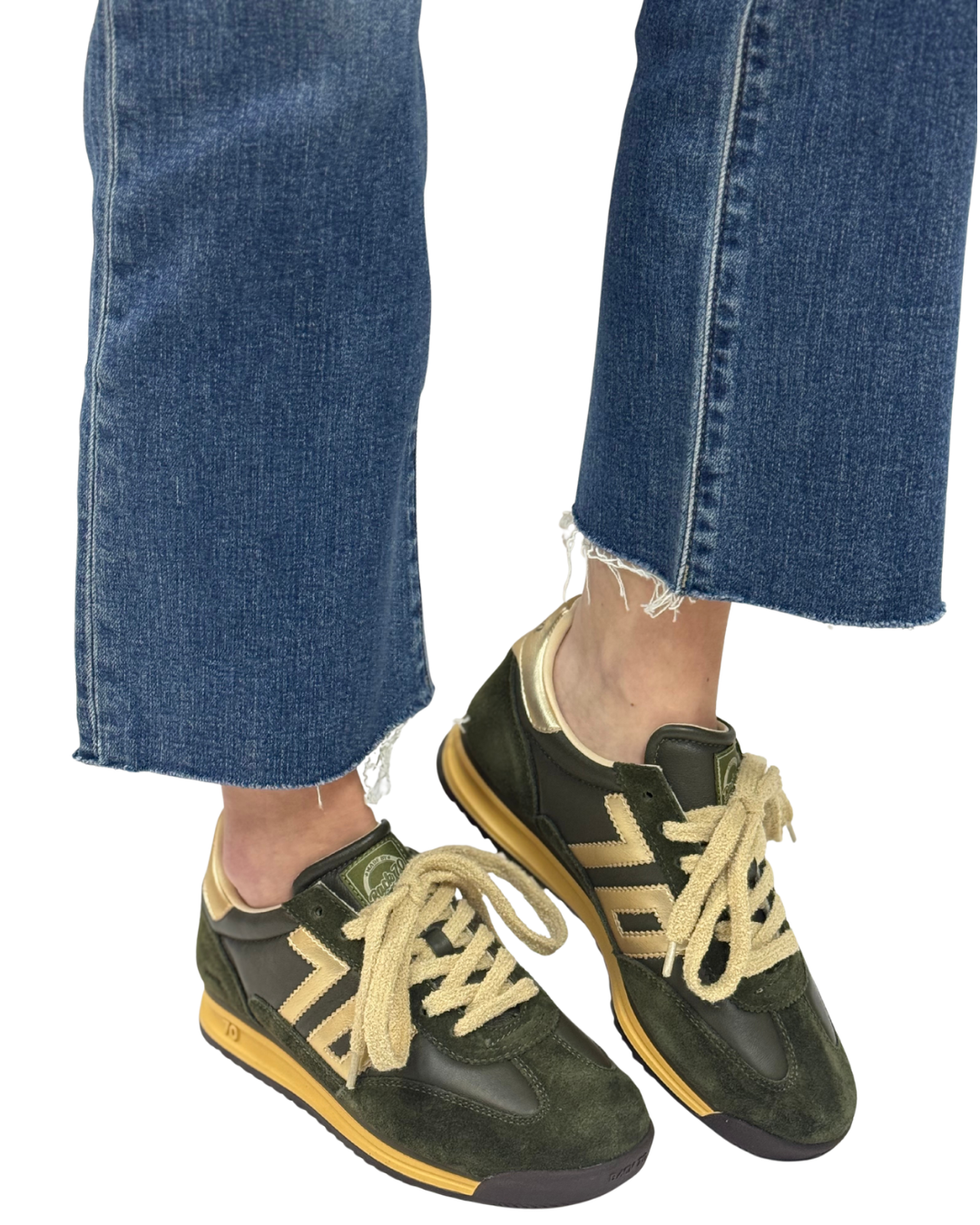 JOGGER W26 in Forest Gold