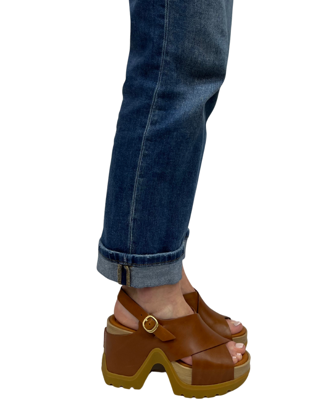 ROAM'N RISE HEEL in Iced Tea + Gum