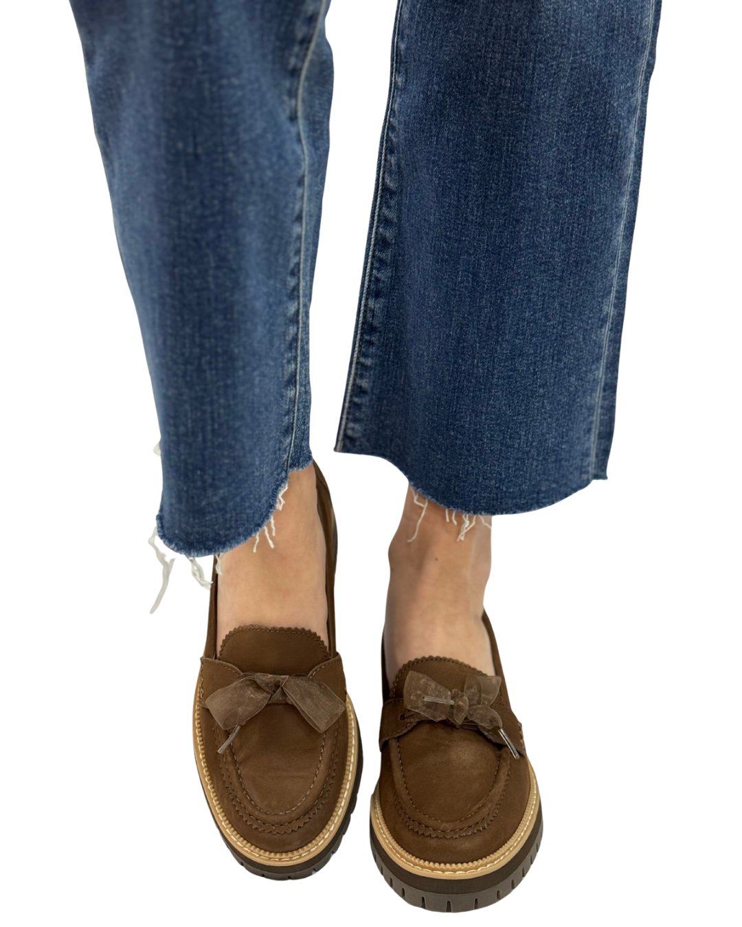 CARA BOW LOAFER in Hot Cocoa