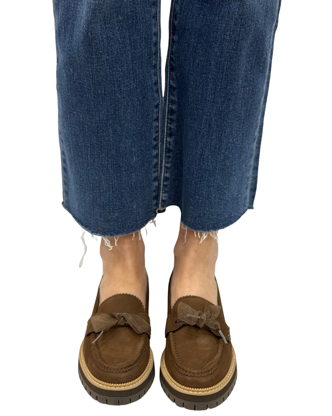 CARA BOW LOAFER in Hot Cocoa