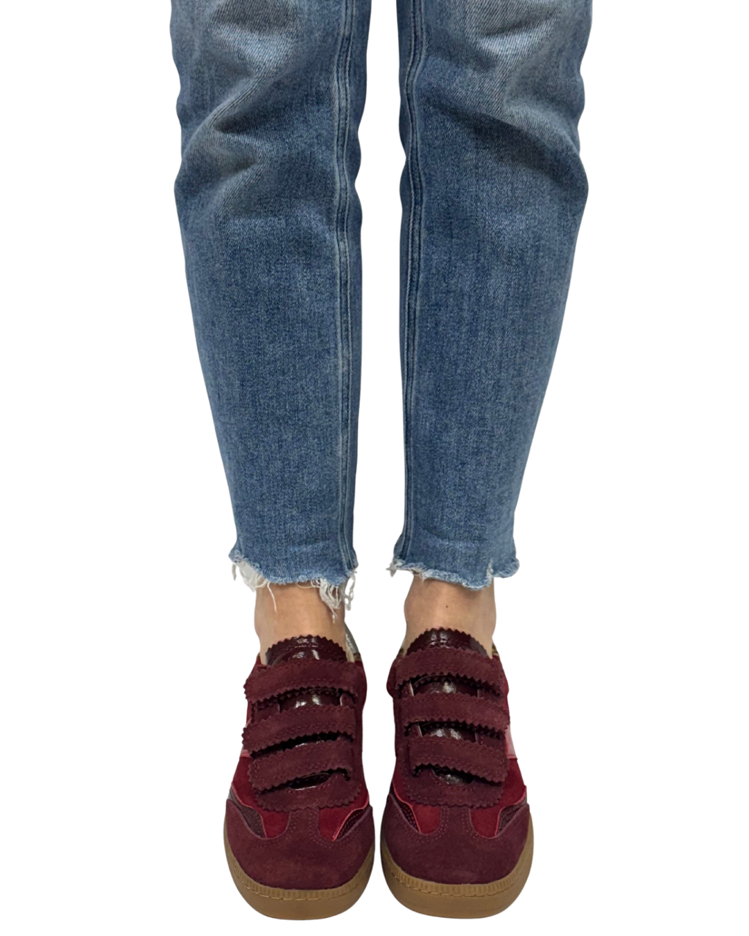 NOTICE VELCRO in Oxblood