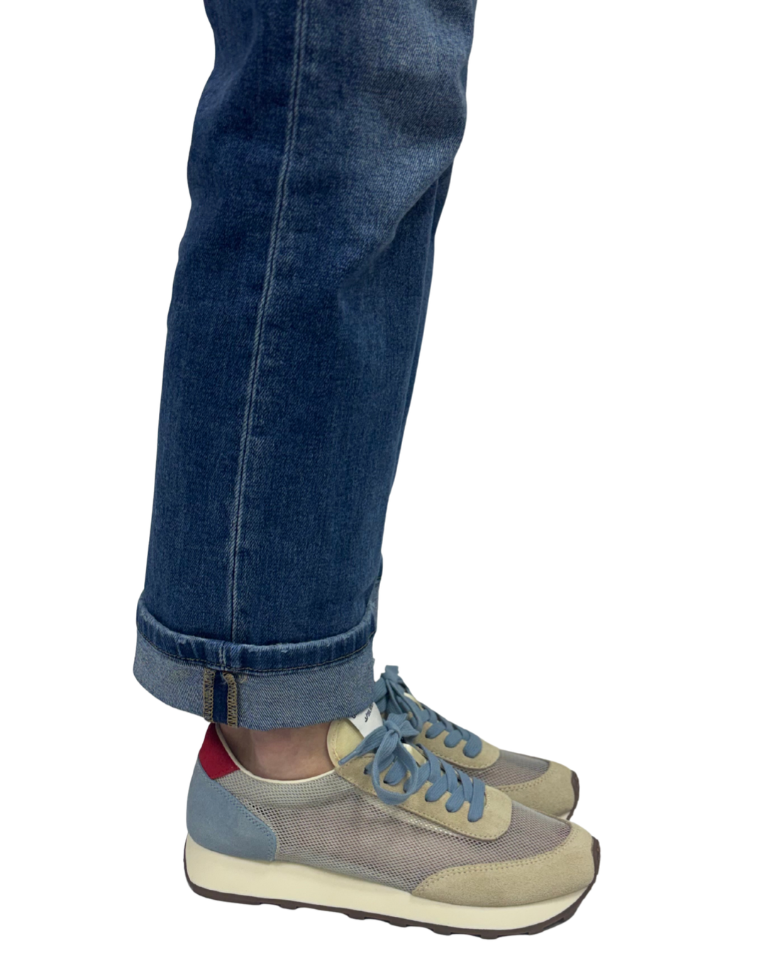 VALENCIA in Beige + Blue