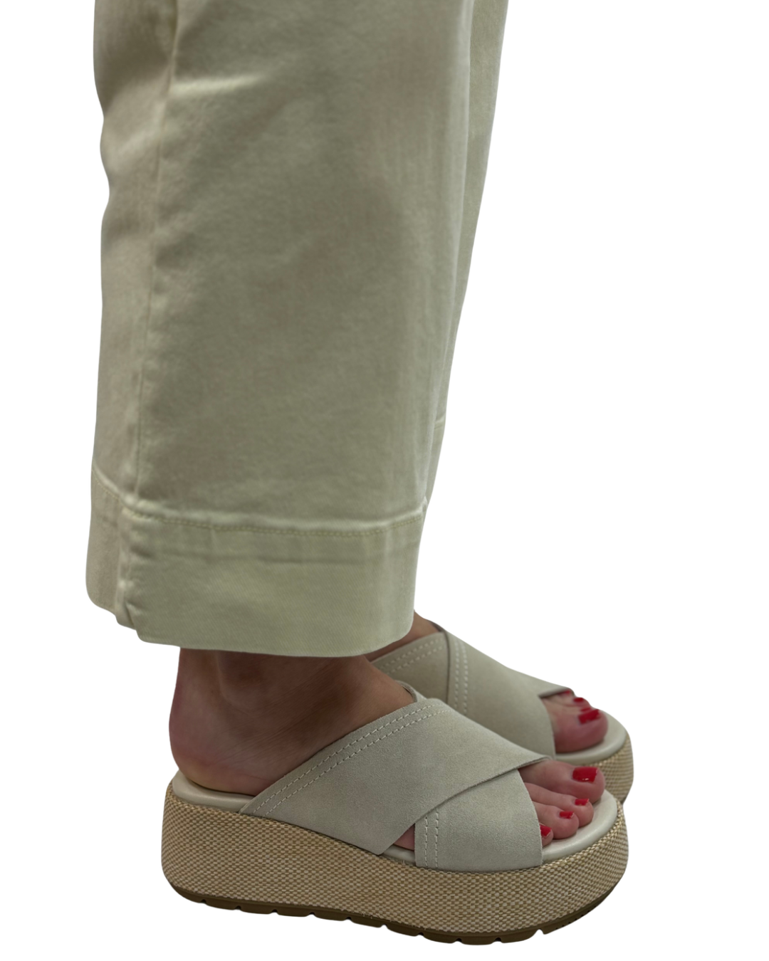 SUNPEAK PLATFORM SLIDE in Chalk + Gum