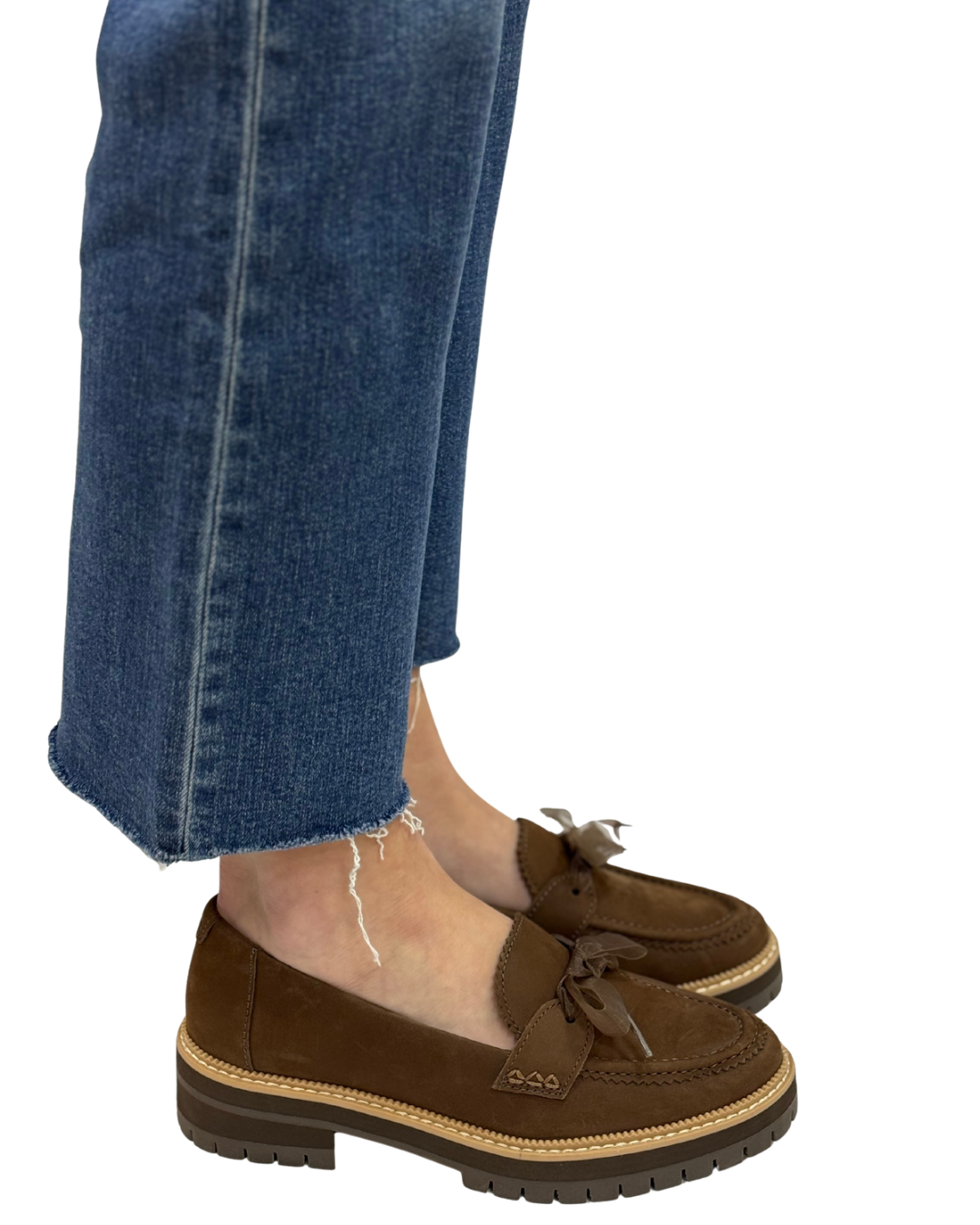 CARA BOW LOAFER in Hot Cocoa