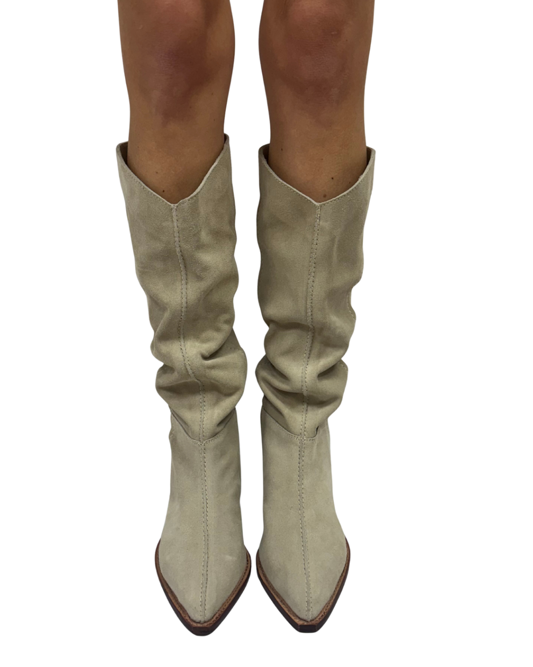 SWAY LOW SLOUCH BOOT 2.0 in Parchment