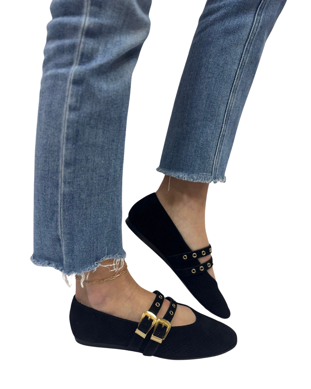 BAYLEE GROMMET in Onyx Perforated