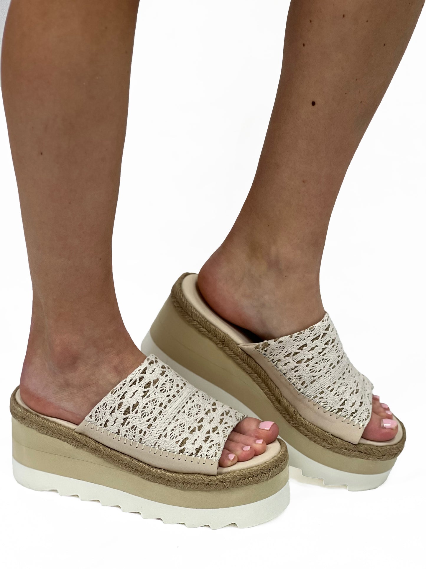 SANTORINI ESPADRILLE in Plaster