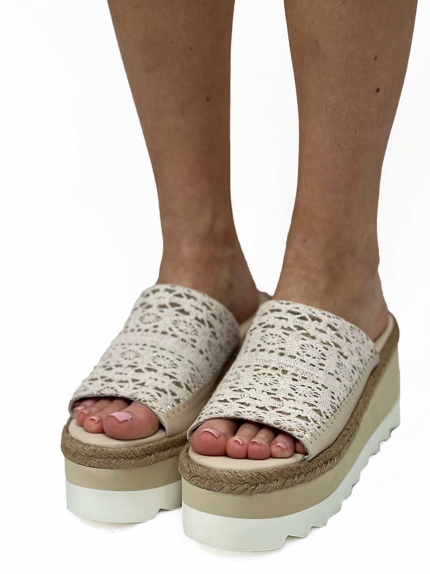SANTORINI ESPADRILLE in Plaster
