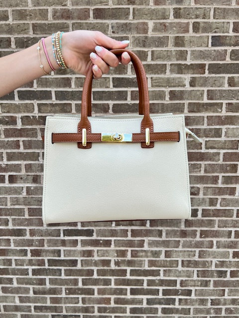 CLASSIC MEDIUM TWO TONE in Beige