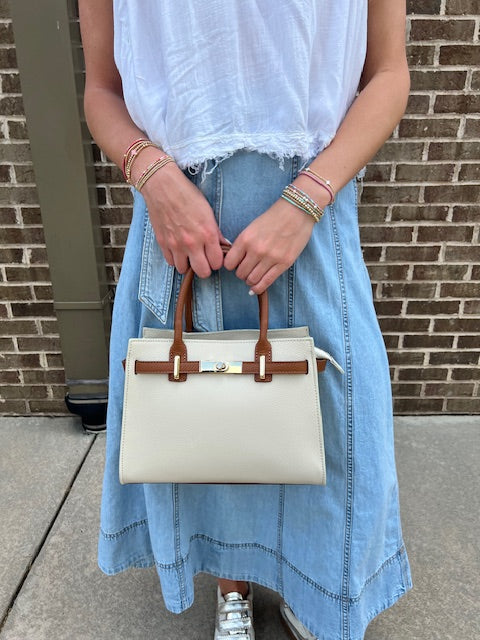 CLASSIC MEDIUM TWO TONE in Beige