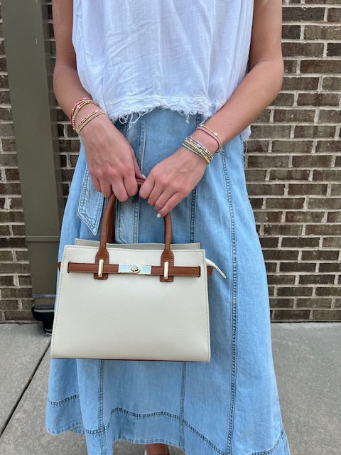 CLASSIC MEDIUM TWO TONE in Beige