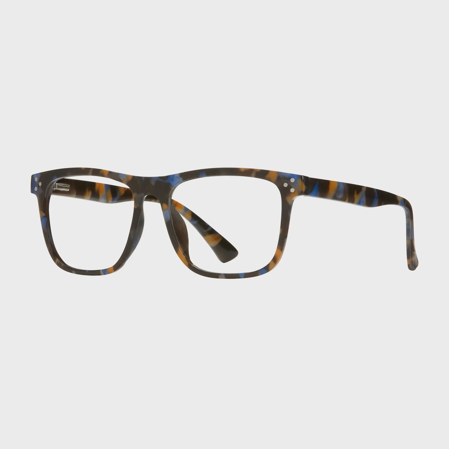 JULIEN READERS in Matte Blue Tortoise