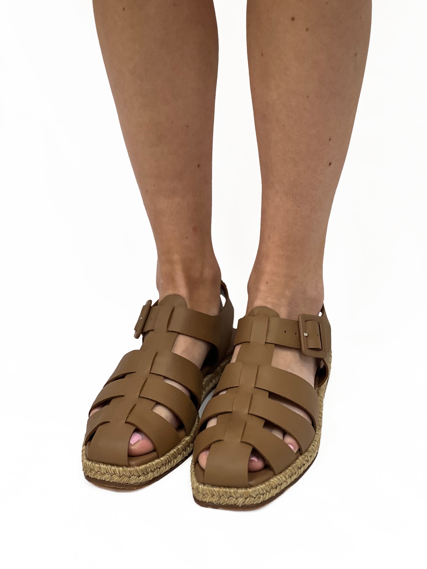 SAKAKI FISHERMAN ESPADRILLE in Caramel