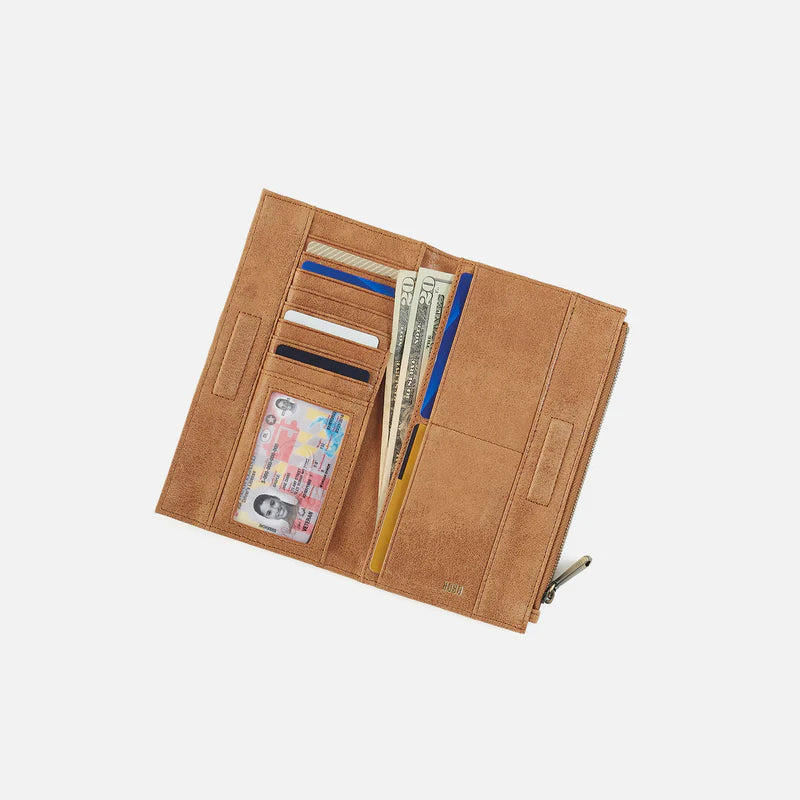 JILL LARGE BIFOLD WALLET in Whiskey