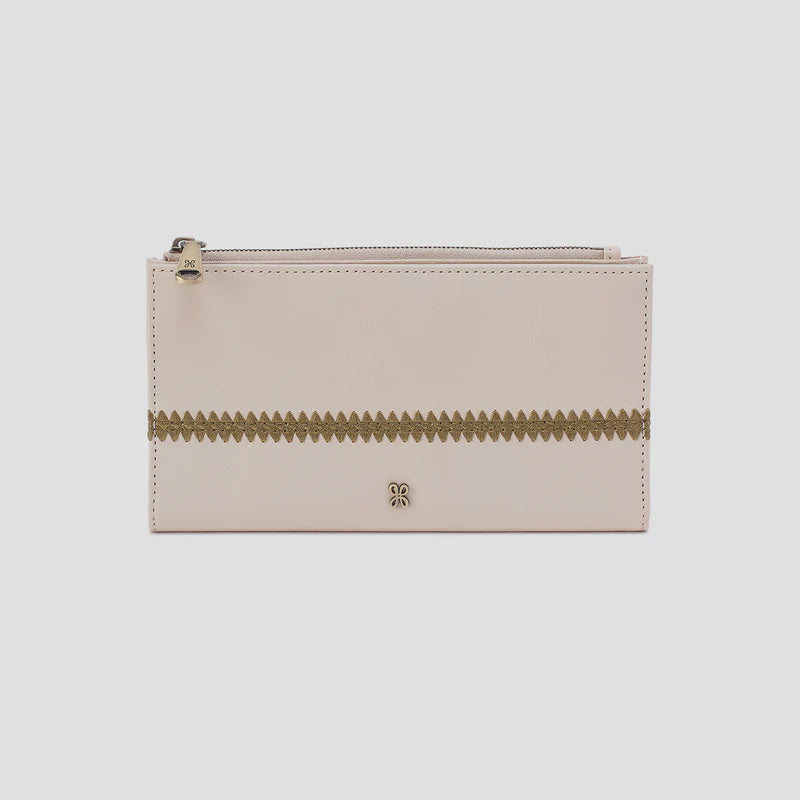 JILL LARGE BIFOLD WALLET in Pale Flax