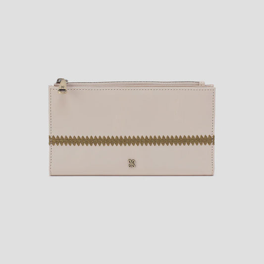 JILL LARGE BIFOLD WALLET in Pale Flax